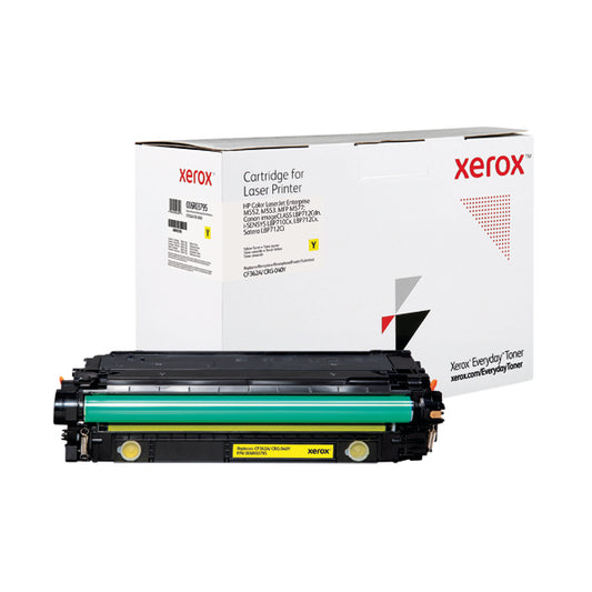 Xerox Everyday Replacement For CF362A/CRG-040Y Laser Toner Yellow 006R03795