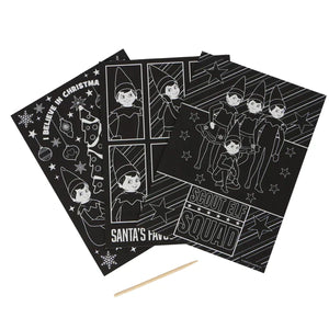 The Elf on the Shelf® A4 Scratch Art 3pk