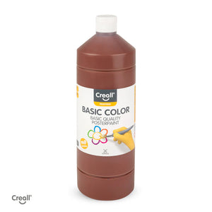 Creall Basic Colour Poster Paint - Brown (1000ml)