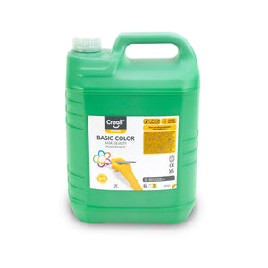 Creall Basic Colour Poster Paint - Green (5 litres)
