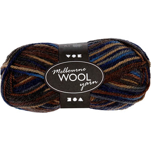 Wool Yarn -Brown Harmony