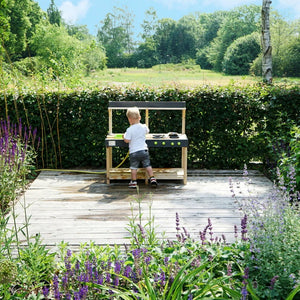 EXIT Yummy Outdoor Play Kitchen 100 - Natural