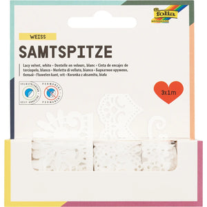Velvet Borders Self Adhesive - Lace (3 Rolls)