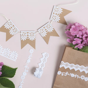 Velvet Borders Self Adhesive - Lace (3 Rolls)