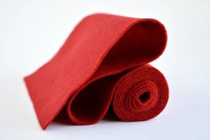Felt Rolls 45cm X 5m - Red