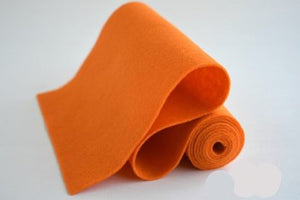Felt Rolls 45cm X 5m - Orange