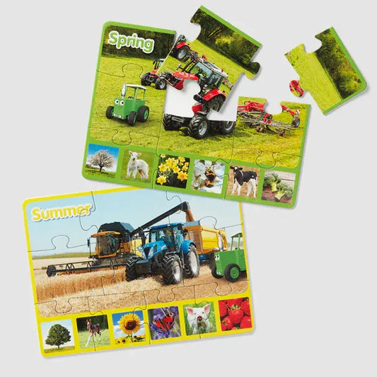 Tractor Ted 4 Puzzles in a Box - Seasons