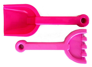 Pink Shovel & Rake