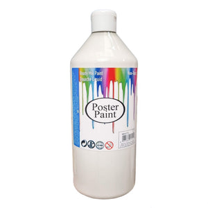 Poster Paint White 1 Litre