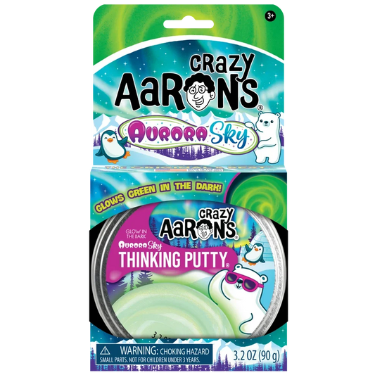 Crazy Aaron's Thinking Putty 3.5" - Aurora Sky