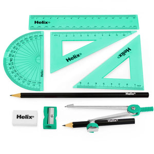 Helix Cool Curves Maths Set - Cool Colours