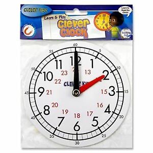 Clever Kidz 15cm Magnetic Clock