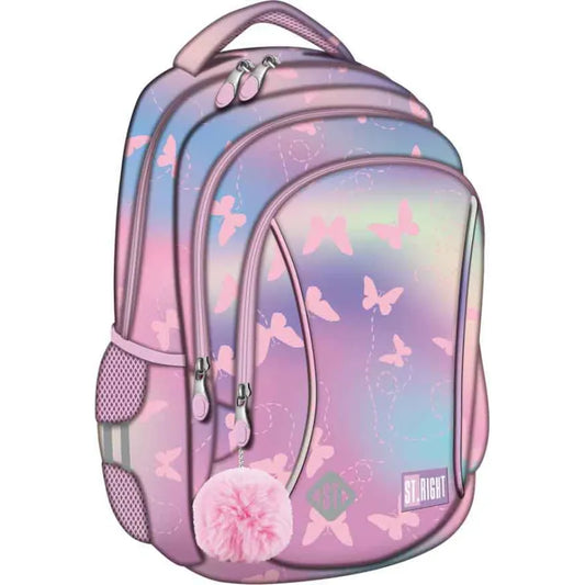 St.Right Backpack - Pink Butterfly (15 inch)