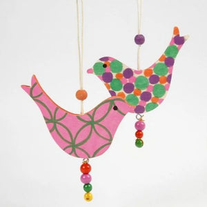 Dove Of Peace Hanging Wooden Doves