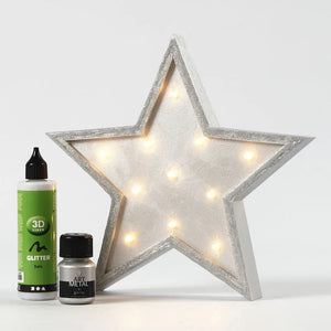 Light Box, H: 26 cm, Depth 3,5 cm, Plywood