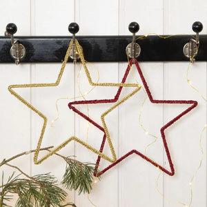 Star Ornament Diameter 30cm Thickness 3mm - Gold