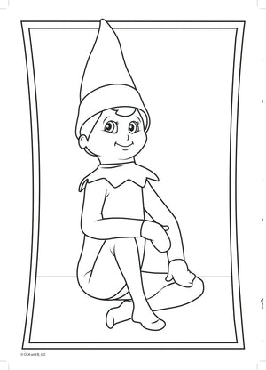 Elf on the Shelf Jumbo Colouring Book