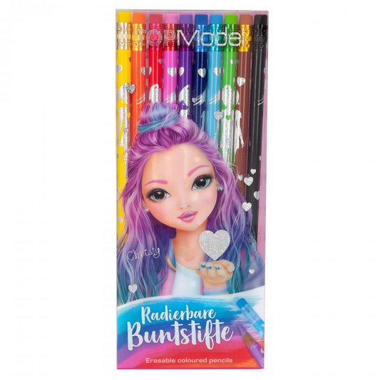 TopModel erasable Coloured Pencils