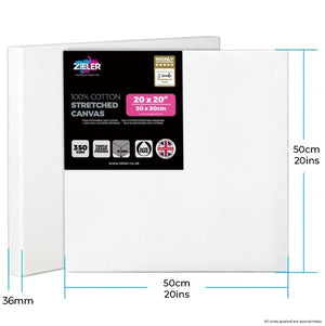 Deep Edge Canvas 50x50cm 350gsm