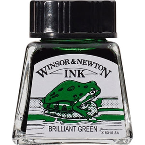 Winsor Newton Brilliant Green Ink 14ml