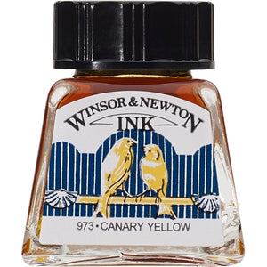 Winsor Newton Canary Yellow Ink 14ml