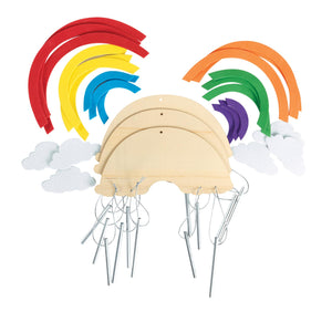 Rainbow Wind Chimes - Kit for 4