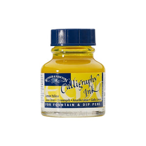 Winsor & Newton 30ml Calligraphy Ink- Lemon Yellow
