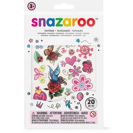 Snazaroo Fantasy Temporary Tattoos- Set of 20