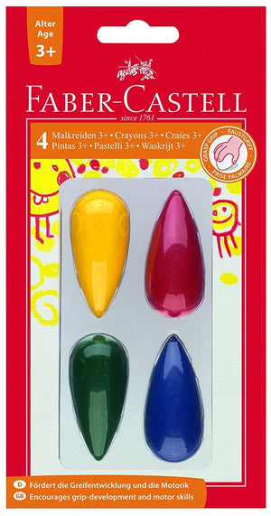 Faber First Grasp Crayons Blister Of 4