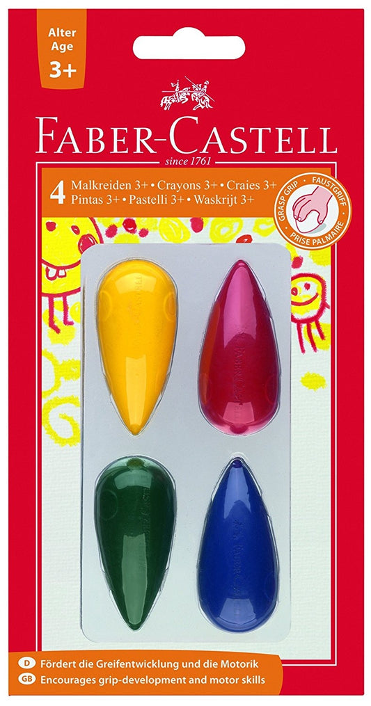 Faber First Grasp Crayons Blister Of 4