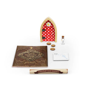The Irish Fairy Door Red Polka Dot Door