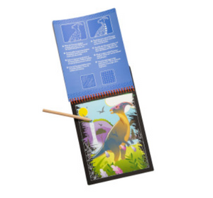 On The Go Scratch Art Dinosaur