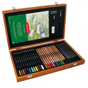 DERWENT ACADEMY WOODEN BOX SET