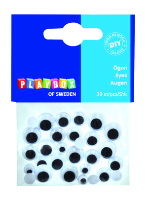 Eyes 30pcs black and white