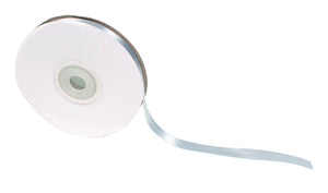 Satin ribbon 10mm silver