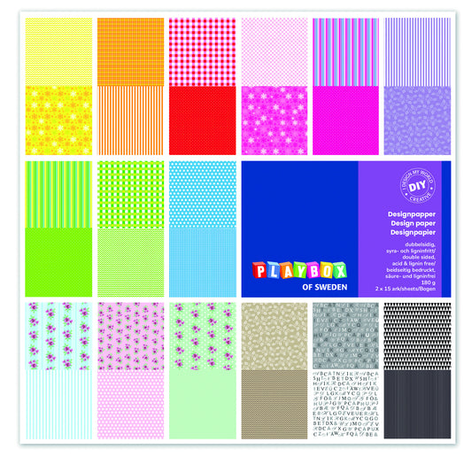 Design papers,305x305mm, 30 sizes