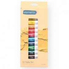 Elements Acrylic 12 tube set