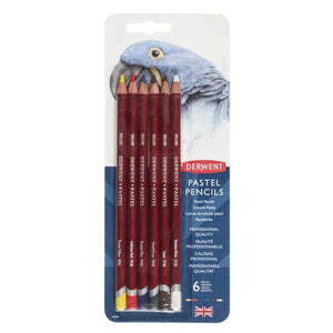 DERWENT PASTEL PENCILS ASST(6)