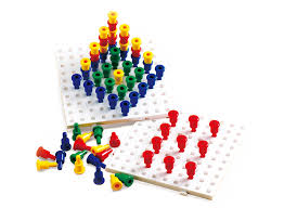 Jumbo Pegboard + Pegs(100) Set