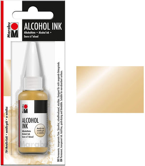 Marabu Alcohol Ink Metallic Gold 784 20Ml