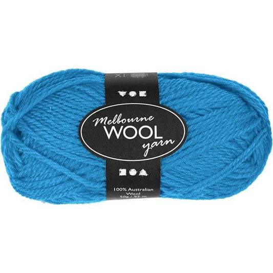 Wool Yarn -Light Blue