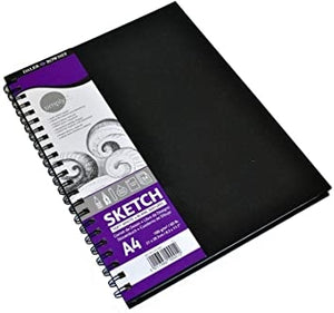 SIMPLY WIREBOUND SKETCHBOOK 100G 5.5X8.