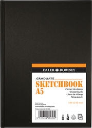 GRADUATE HB SKETCHBOOK A5 PORTRAIT 130G 46SH