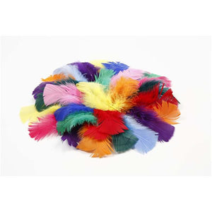 Feathers assd colours, 50 g/ 1 pack