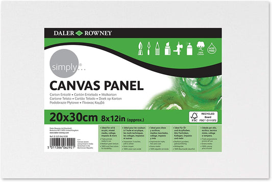 SIMPLY CANVAS PANEL 20X 30CM/ 8X12
