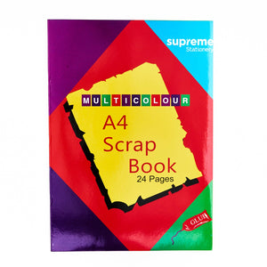 Supreme Scrapbook A4 (Coloured Pages)