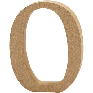 MDF Letter 13cm O