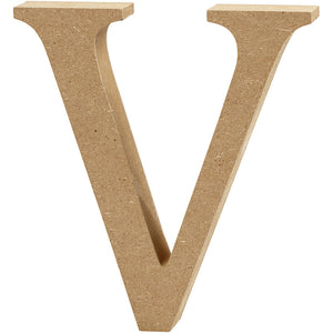 MDF Letter 13cm V