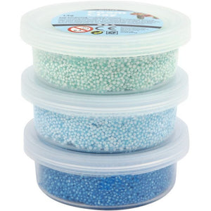 Foam Clay 3x14g Met Blue & Green