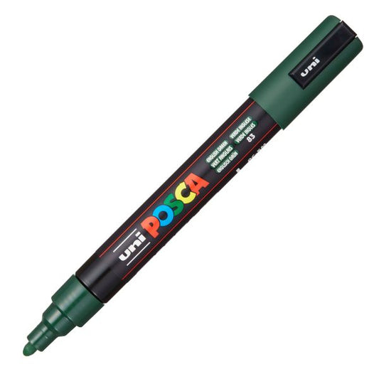 Posca Pc-5M Bullet Tip English Green Paint Marker